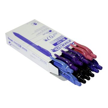 Pentel EnergelX Retractable Liquid Gel Rollerball Pens - Assorted - Pack of 12
