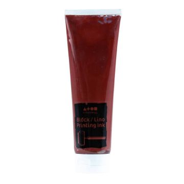 Block Printing Ink 300ml - Burnt Sienna
