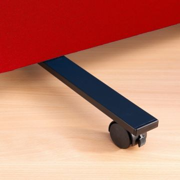 Busyscreen Triple Safety Partition Castor Feet