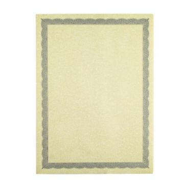 Certificate Border Sheet A4 90gsm - Silver - Pack of 100