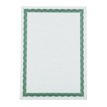 Certificate Border Sheet A4 90gsm - True Blue - Pack of 100