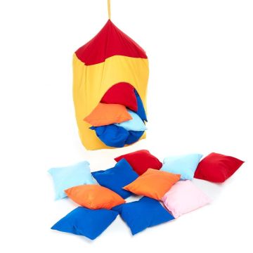 Cushion Storehouse With 30 Brightly Coloured Cushions