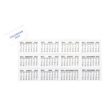 2023 Calendar Tabs Pack of 50
