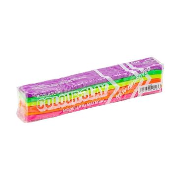 Colour Clay 500g Bar - Neon Colours