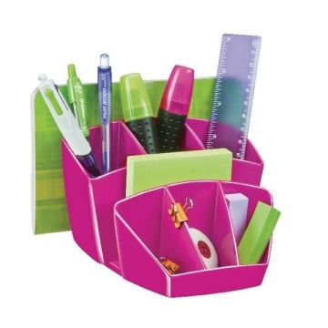 Ceppro Gloss Desk Tidy - Pink
