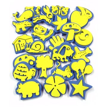 Crafty Foam Shapes Set - Pack of 24