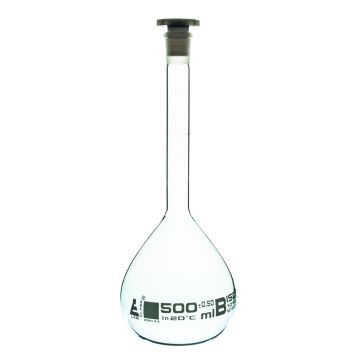 Stoppered Volumetric Flask - Pack of 2 - 500ml