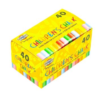 Chunki Chalks (57mm x 14mm) - Assorted - Pack of 40
