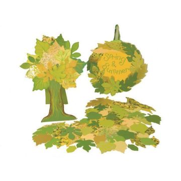 Paper Spring/Summer Leaves - Pack of 250
