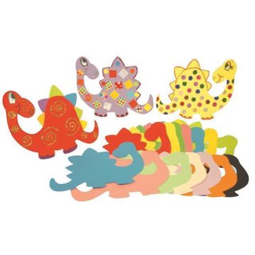 Jumbo Paper Dinosaurs - Pack of 100