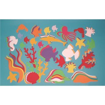 Sealife Paper Shapes - Pack of 600