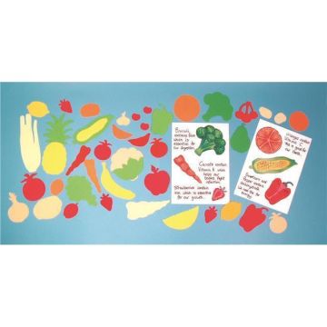 Fruit & Veg Paper Shapes - Pack of 400