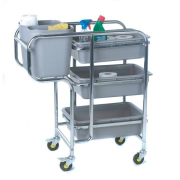 Cleaner Collectors Trolley Grey