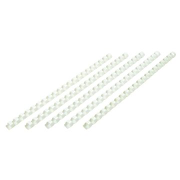 Binding Combs A4 21 Ring 12mm - White - Pack of 100