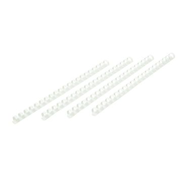 Binding Combs A4 21 Ring 16mm - White - Pack of 100