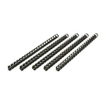 Binding Combs A4 21 Ring 20mm - Black - Pack of 100