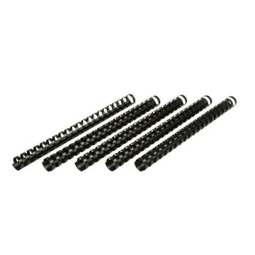 Binding Combs A4 21 Ring 22mm - Black - Pack of 50