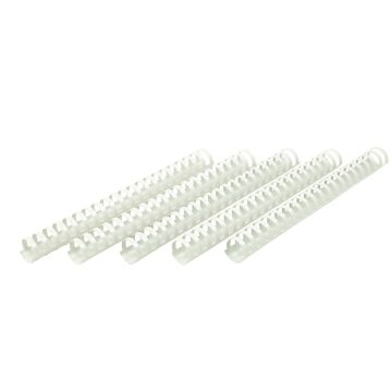 Binding Combs A4 21 Ring 28mm - White - Pack of 50