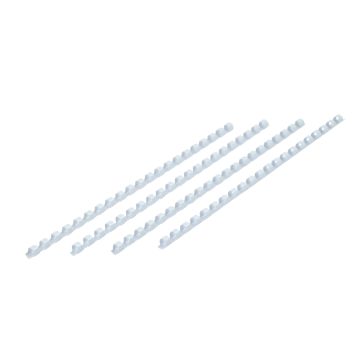 Binding Combs A4 21 Ring 8mm - White - Pack of 100