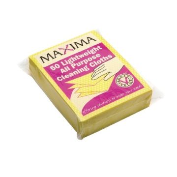 All Purpose Cloths - Yellow - Pack of 50