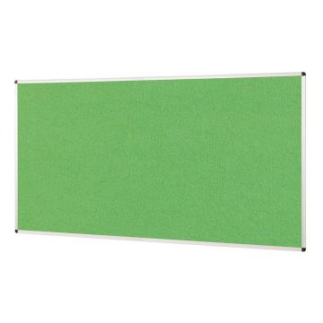 ColourPlus Vibrant Noticeboard Aluminium Frame 1200 x 1800mm - Bright Green
