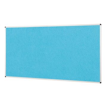 ColourPlus Vibrant Noticeboard Aluminium Frame 1200 x 1800mm - Cyan