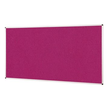 ColourPlus Vibrant Noticeboard Aluminium Frame 1200 x 1800mm - Magenta