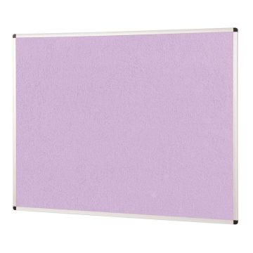 ColourPlus Vibrant Noticeboard Aluminium Frame 900 x 1200mm - Lilac