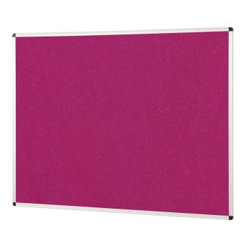 ColourPlus Vibrant Noticeboard Aluminium Frame 900 x 1200mm - Magenta