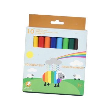 Colourworld Toddler Markers - Pack of 10