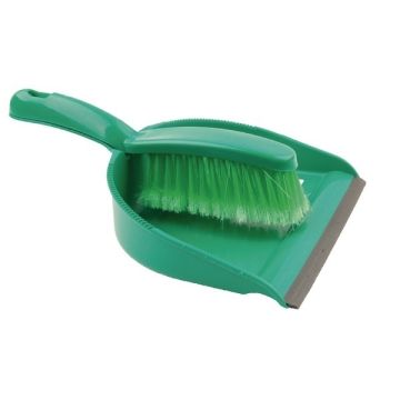 Dustpan & Brush Set - Green