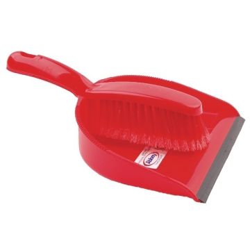 Dustpan & Brush Set - Red