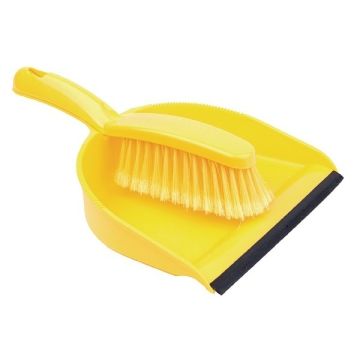Dustpan & Brush Set - Yellow