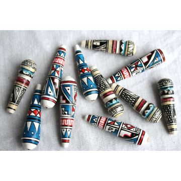 Clay Maya Beads