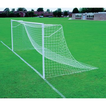 Harrod Sport 2mm Football Goal Net - White - 24 x 8ft (Senior) - Pair