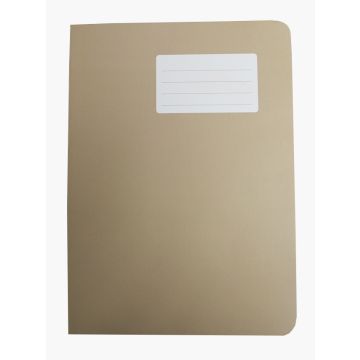 Durabook Exercise Books 9 x 7in 80 Page 8mm F&M - Buff - Pack of 100
