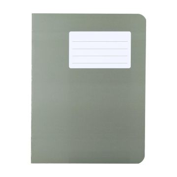 Durabook Exercise Books 9 x 7in 80 Page 8mm F&M - Grey - Pack of 100