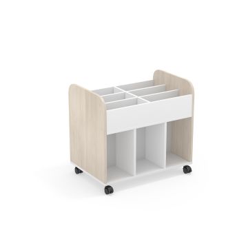 Dan Resource Trolleys - Wood Grain