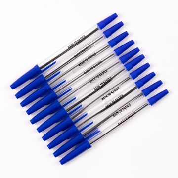 BackToBasics Ballpoint Pen - Blue - Pack of 50