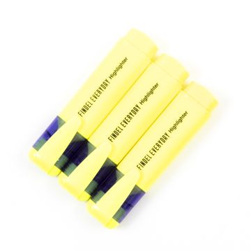 Findel Everyday Highlighters Yellow - Pack of 10