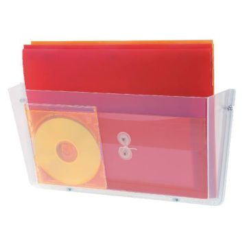 Deflecto Non Break Wall File Pocket A4 Clear