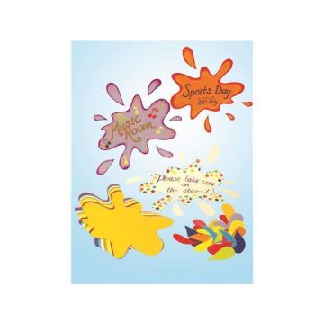 Splat Display Boards - Pack of 10