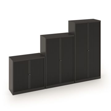 Classmates Tambour Unit - Black - 1000mm