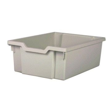 Deep Storage Tray Light Grey