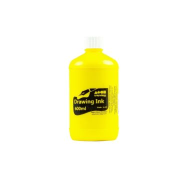 Drawing Ink 600ml Single Colours - Yellow