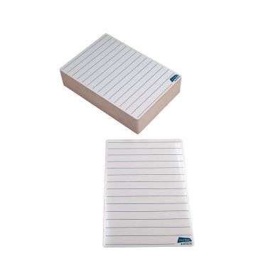 Quickview Literacy and Numeracy Drywipe Board A4 Line Bulk - Pack of 100