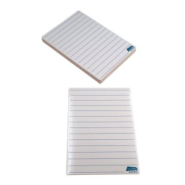 Quickview Literacy and Numeracy Drywipe Board A4 Lined - Pack of 30