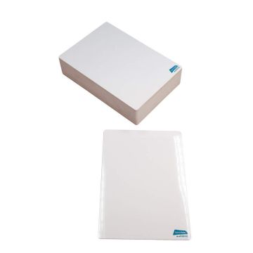 Quickview Literacy and Numeracy Drywipe Board A4 Plain Bulk - Pack of 100