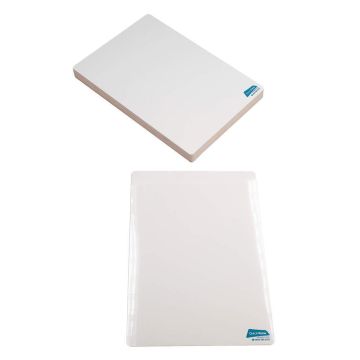 Quickview Literacy and Numeracy Drywipe Board A4 Plain - Pack of 30