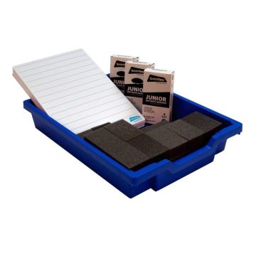 Quickview Classpack Dry Wipe Boards/Pens/Erasers Lined (30 of each) in Tray